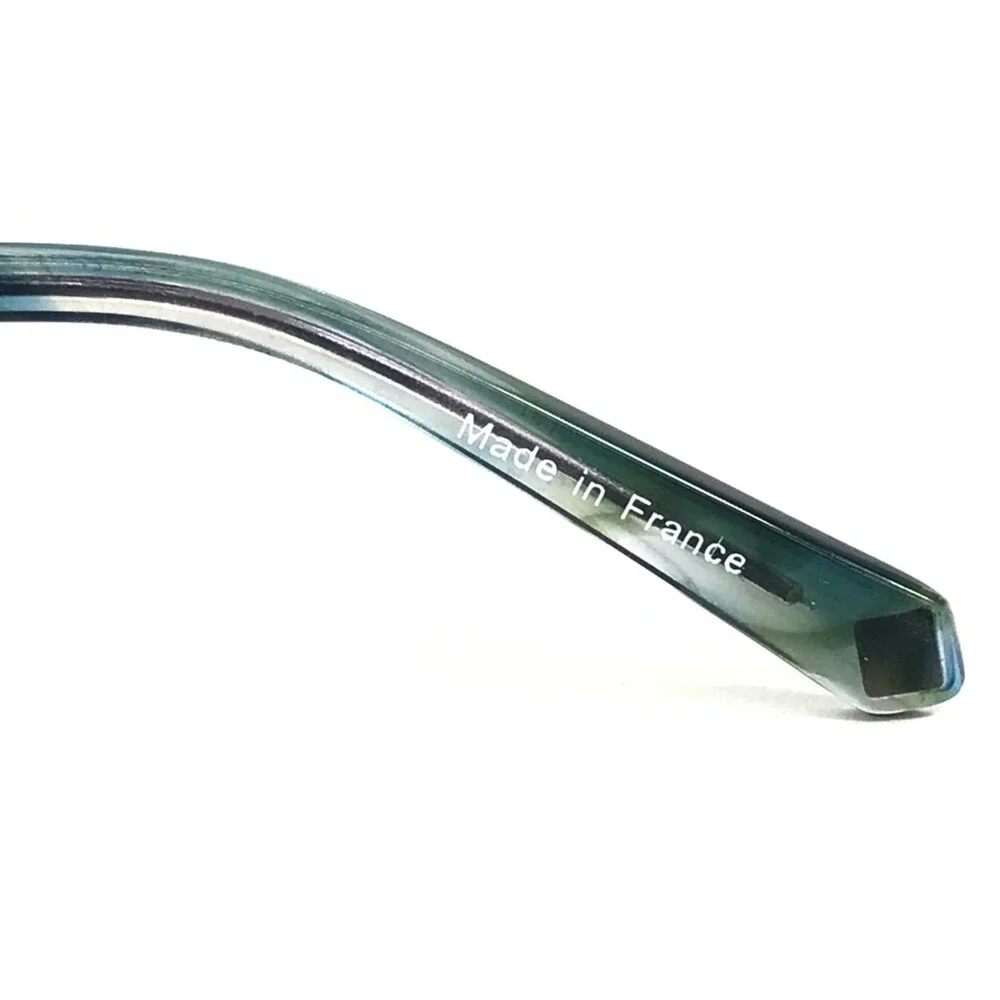 J. F. Rey Petite Eyeglasses Frame PA096 2545 Blue Gold Square Full Rim 50-13-140